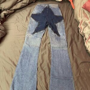 REVICE Blue Star Flare Jeans